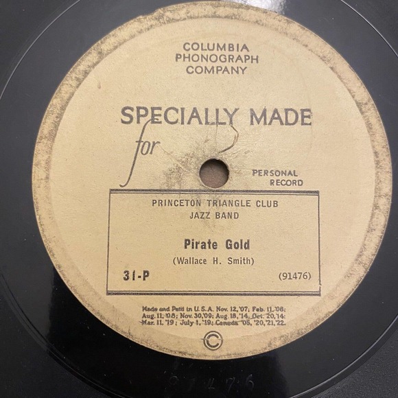 Princeton triangle club 78 Jazz Band Columbia 31-p Wallace Smith Robert Crawford - Picture 1 of 10